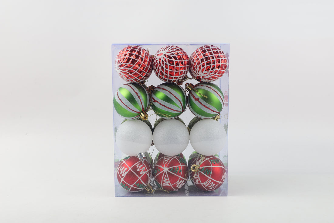 Set de 24 Bolas Navidad
