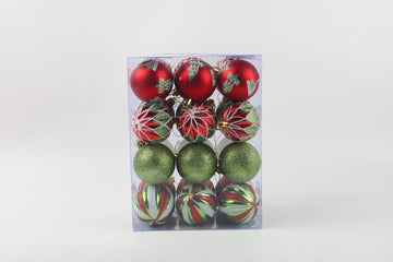 Set de 24 Bolas Navidad