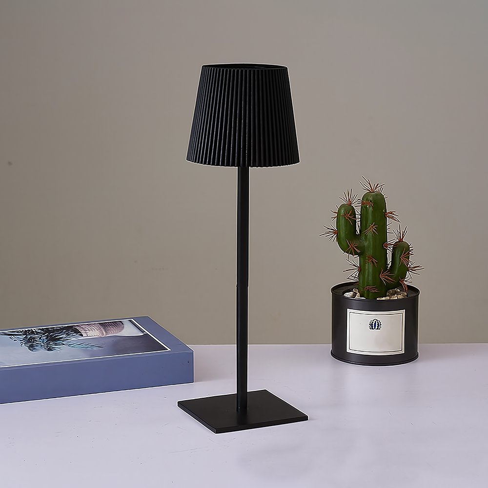 Lámpara de Mesa Inalámbrica Base Cuadrada