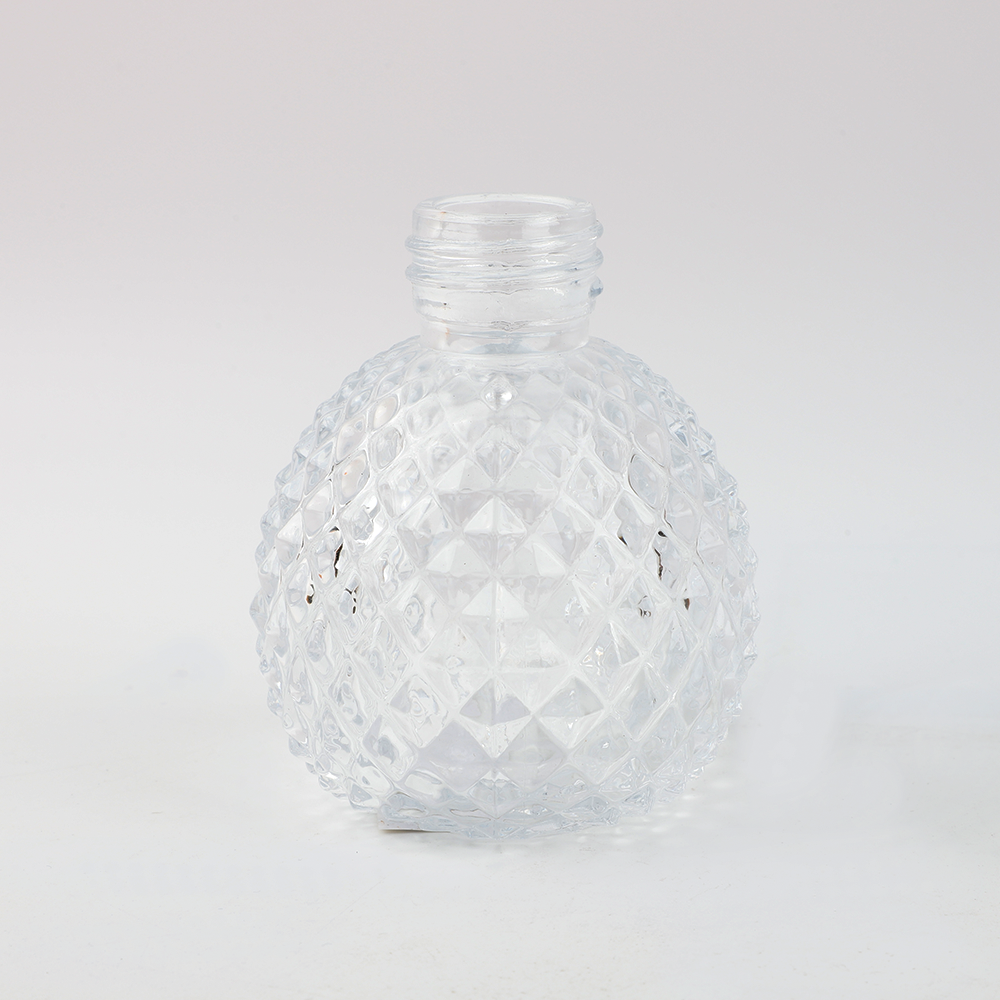 Florero de Vidrio Bol Transparente 6.7 x 8 cm