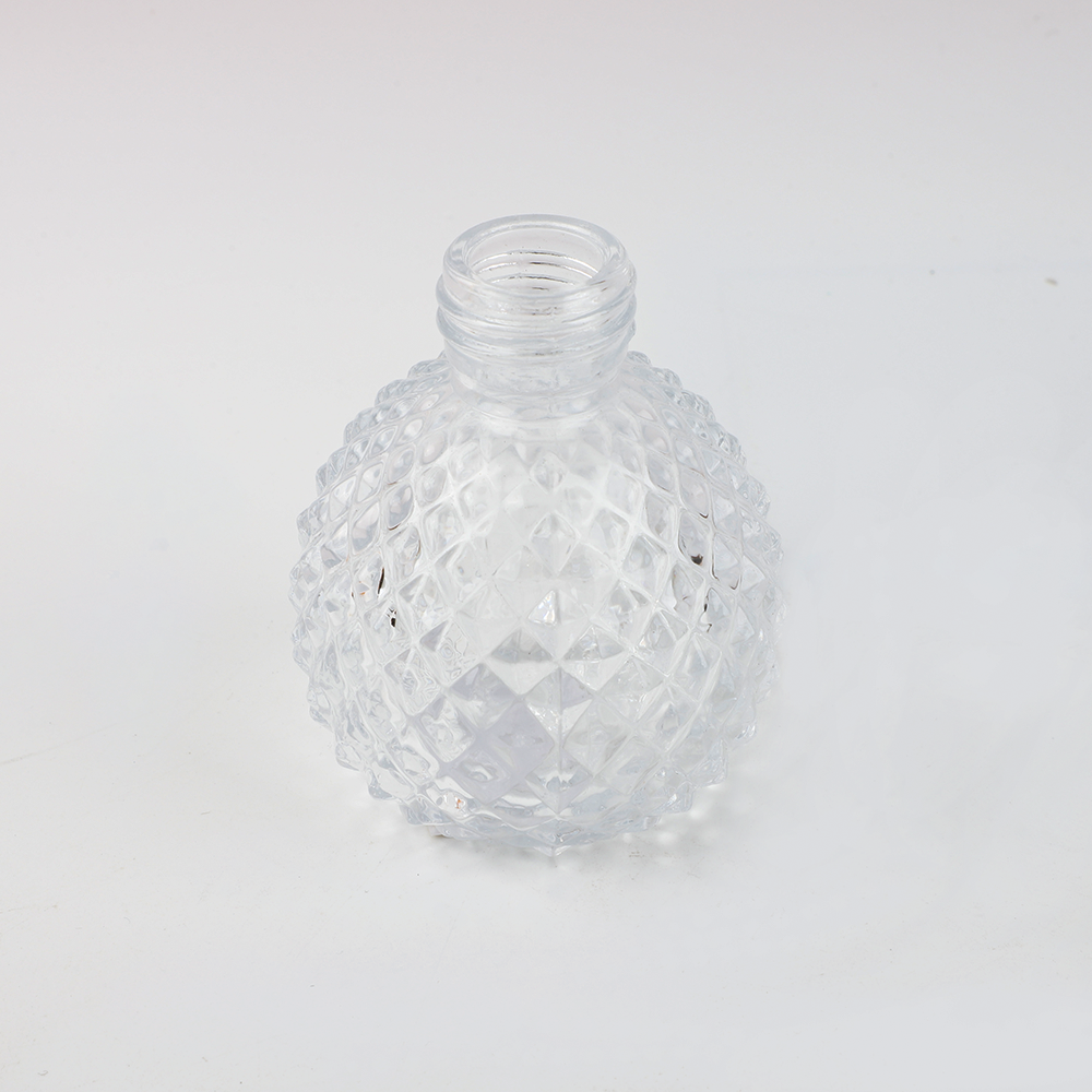 Florero de Vidrio Bol Transparente 6.7 x 8 cm