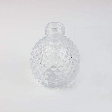 Florero de Vidrio Bol Transparente 6.7 x 8 cm