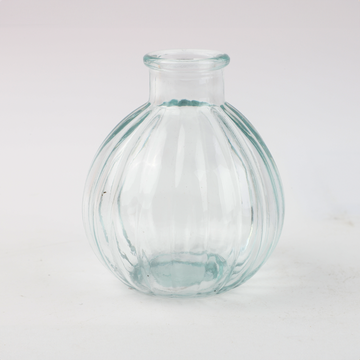 Florero de Vidrio Bol Transparente 7.4 x 8 cm