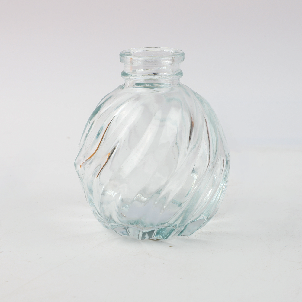 Florero de Vidrio Bol Transparente 7 x 8 cm