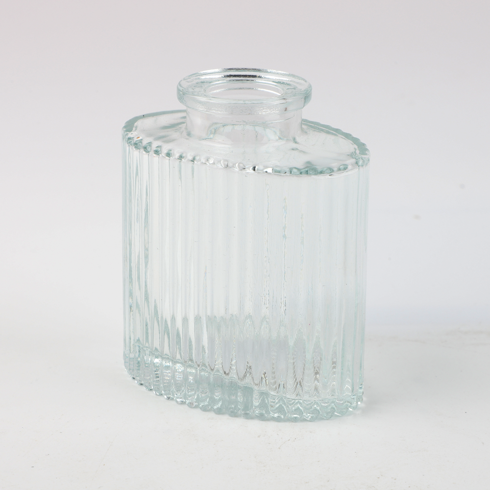 Florero de Vidrio Bot Transparente 7.4 x 8.3 cm