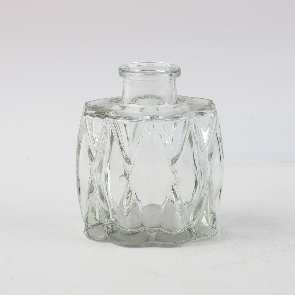 Florero de Vidrio Bot Transparente 6.8 x 8.5 cm