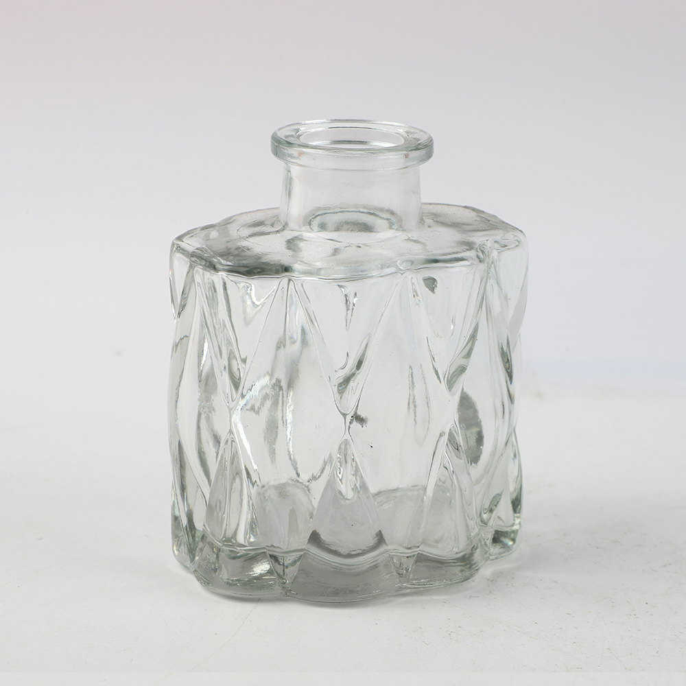 Florero de Vidrio Bot Transparente 6.8 x 8.5 cm