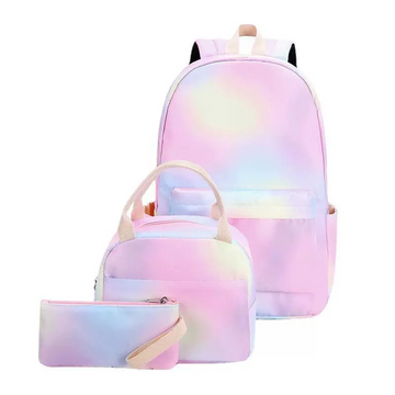 Set Mochila, Lonchera y Neceser Cielo Boreal