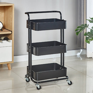 Repisa Móvil 82 cm Negro