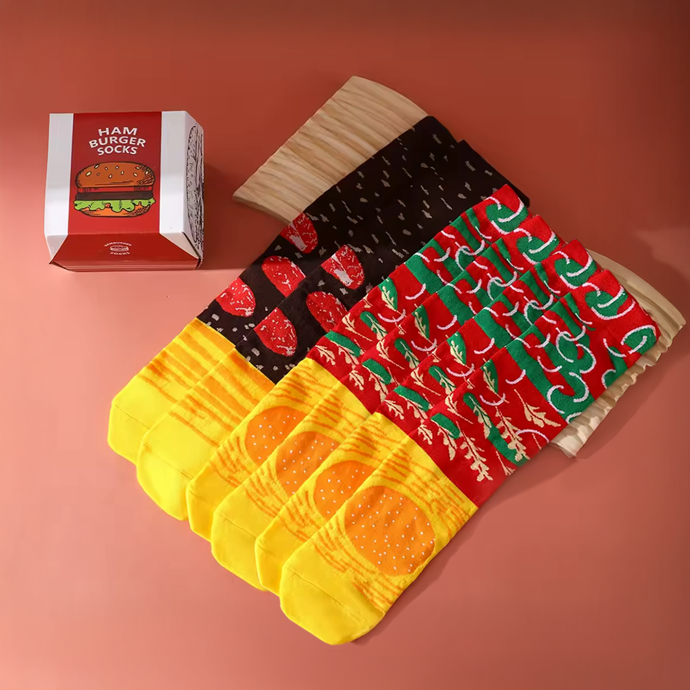 Pack x3 Pares Medias Hamburguesa