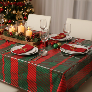 Mantel Rectangular Navideño