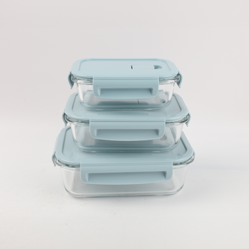 Set x 3 Contenedores Rectangular de Alimentos