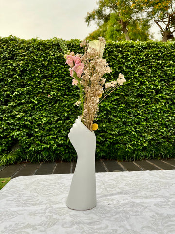 Florero de Cerámica Forma Manos