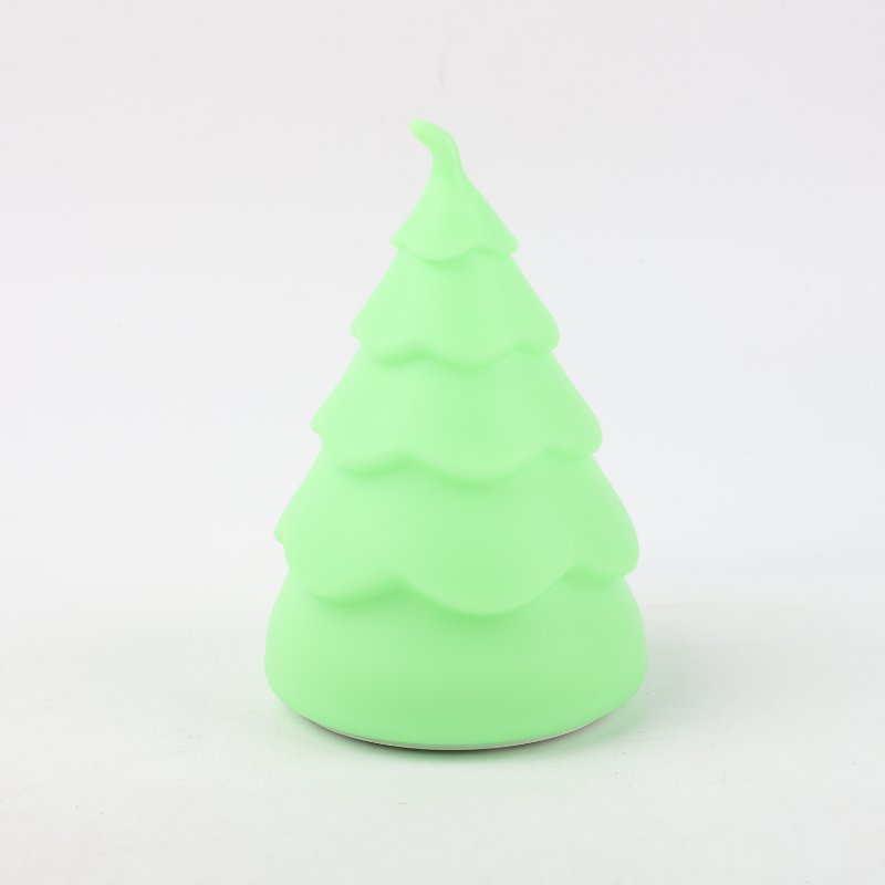 Adorno Arbol Navideño con Luz Verde Claro