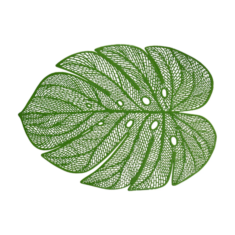 Set x6 Individuales Hoja Verde