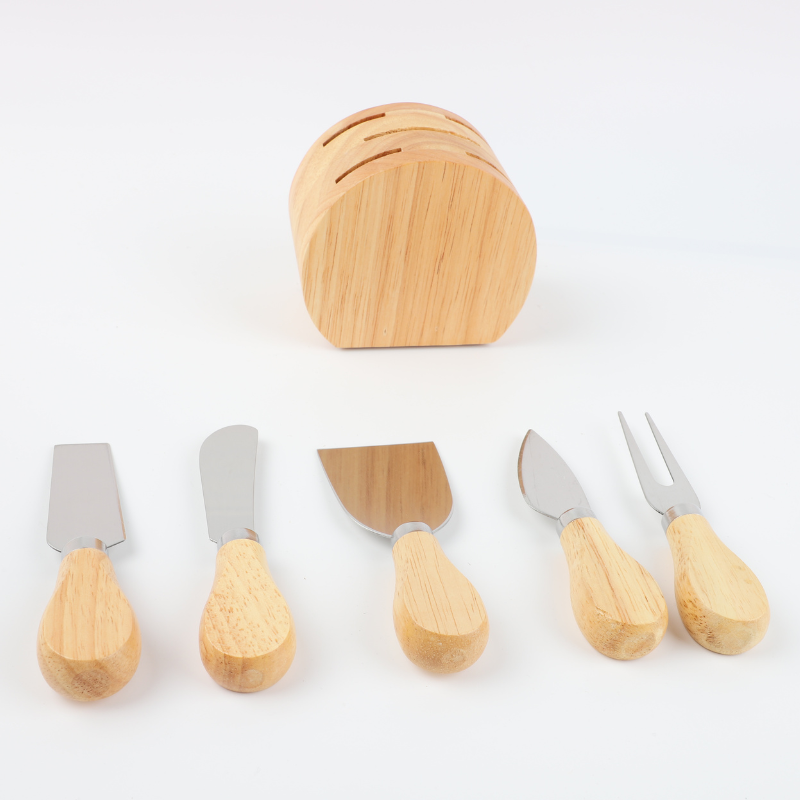 Set x 5 Utensilios de Queso con Base