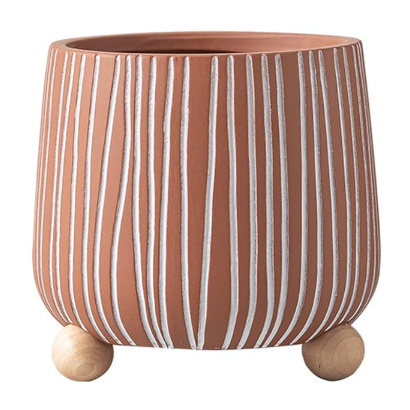 Florero de Cerámica Redondo Patitas Pequeño