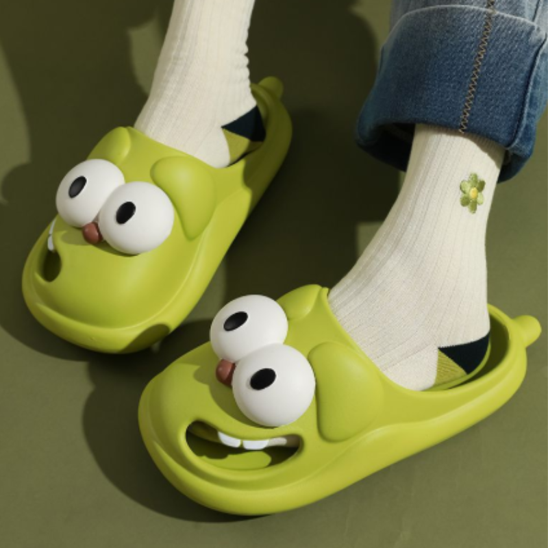 Pantuflas Diseño Ojitos