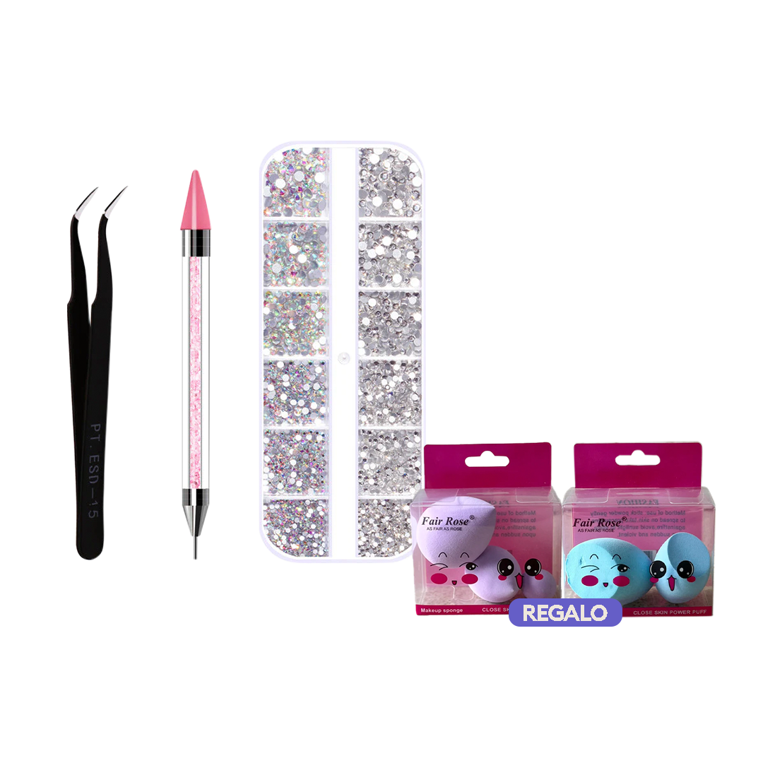 Set de Decoración de Diamantes + Regalo: 2 Sets de Esponjas