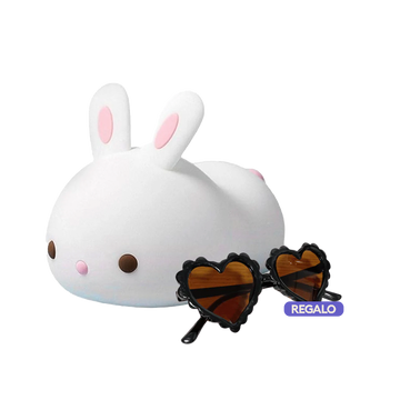 Lámpara de Conejo + Regalo: Lentes de Corazones