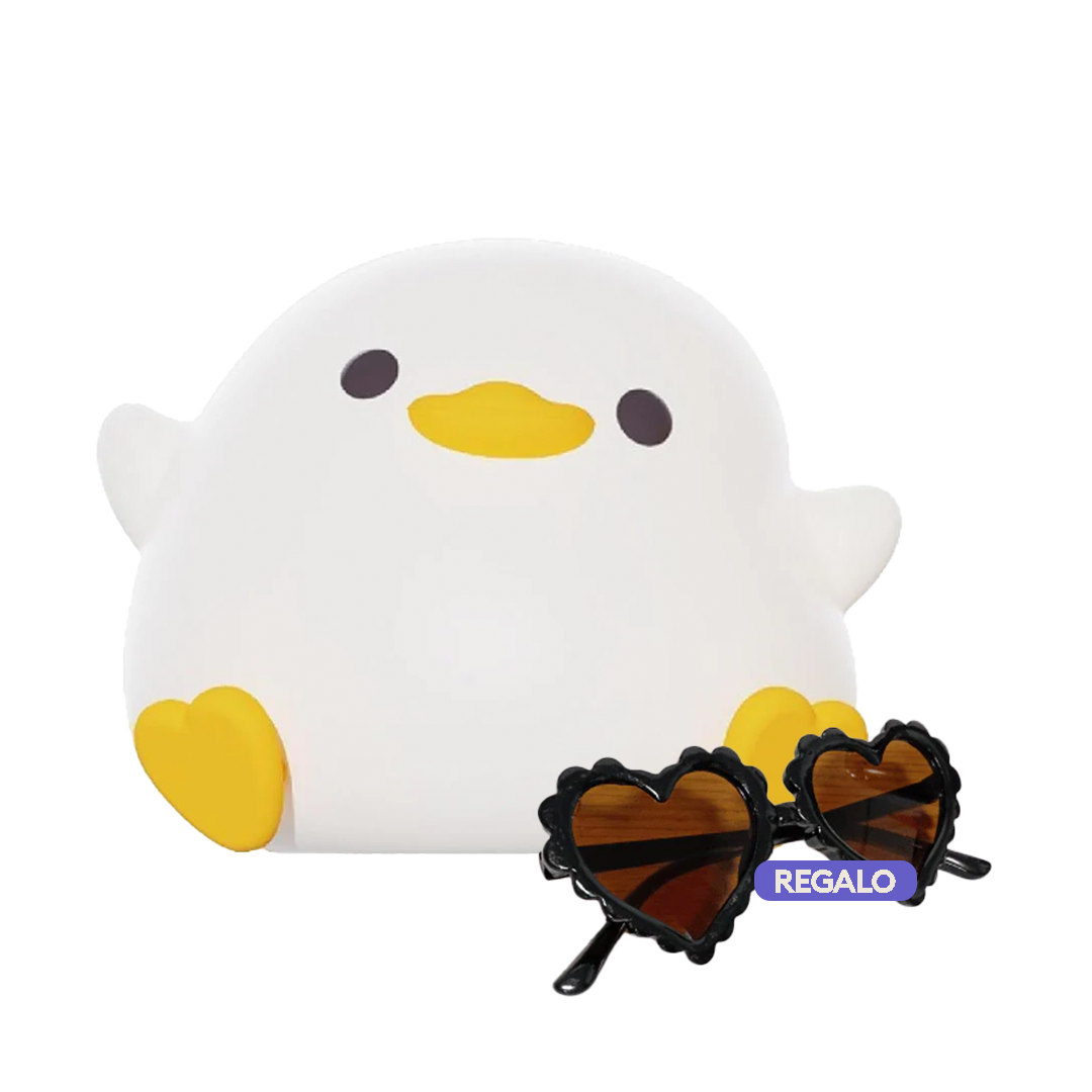 Lámpara Pollito + Regalo: Lentes de Corazón