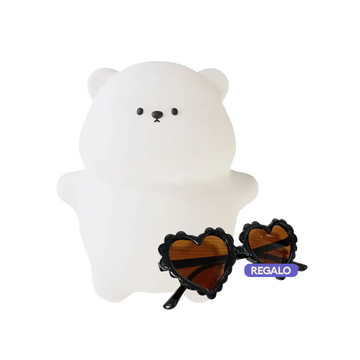 Lámpara de Oso + Regalo: Lentes de Corazones